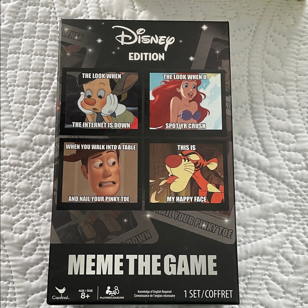 Disney Edition Meme The Game - Black and Multicolor